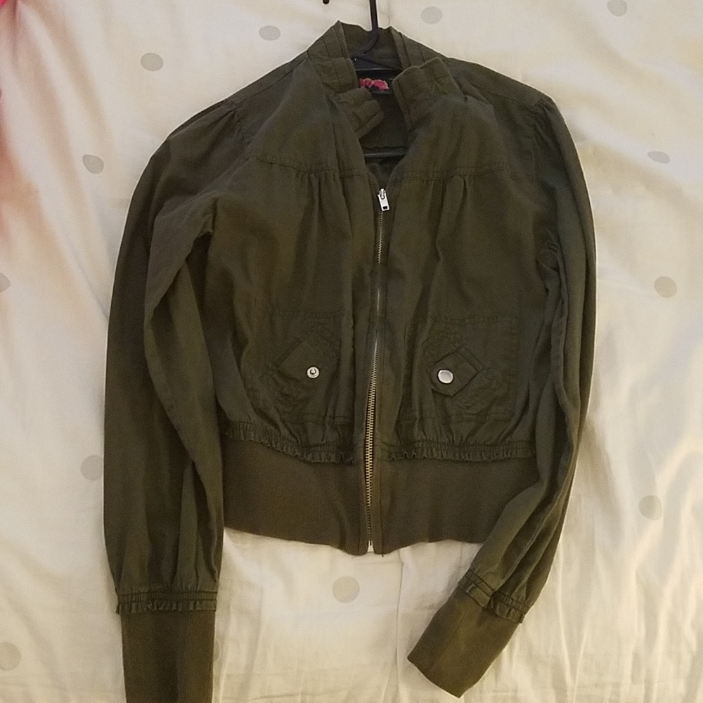 Army green jacket